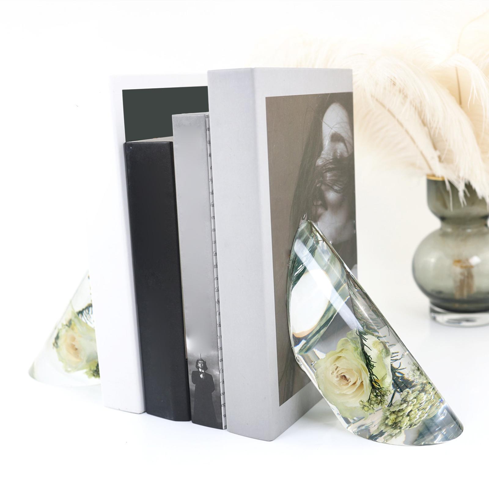 Geode Mold Silicone - Silicone Bookend for Resin Casting Geode