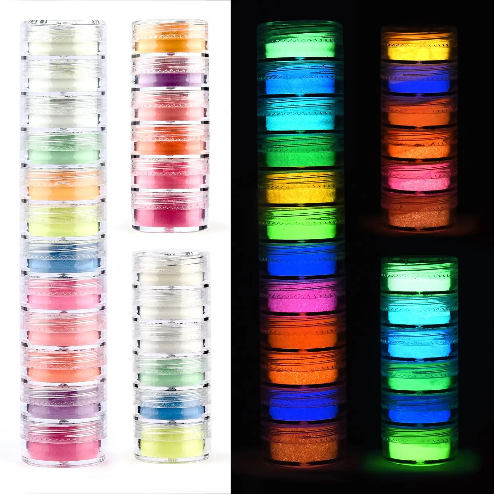 Resin Pigment Set - 6 Colors/Set Luminous Powder Resin Pigment