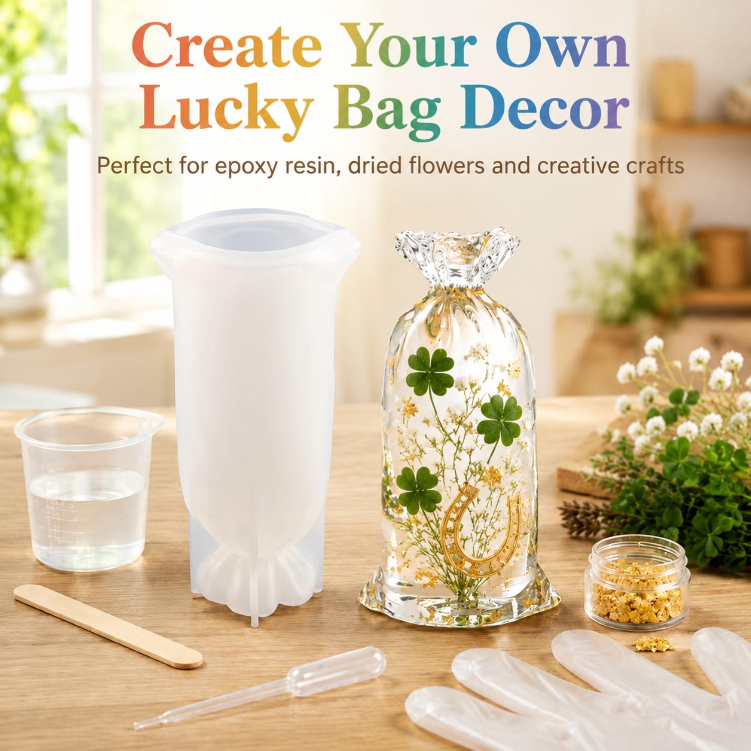 Flower Preservation Resin - Lucky Bag Resin Silicone Moulds, Reusable