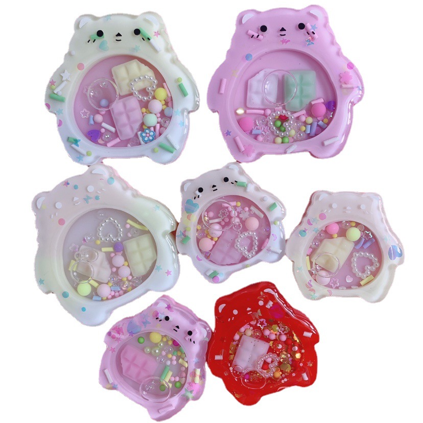 DIY Pig Bear Shaped Silicone S - Resin Ocean Wave Mold recension och pris