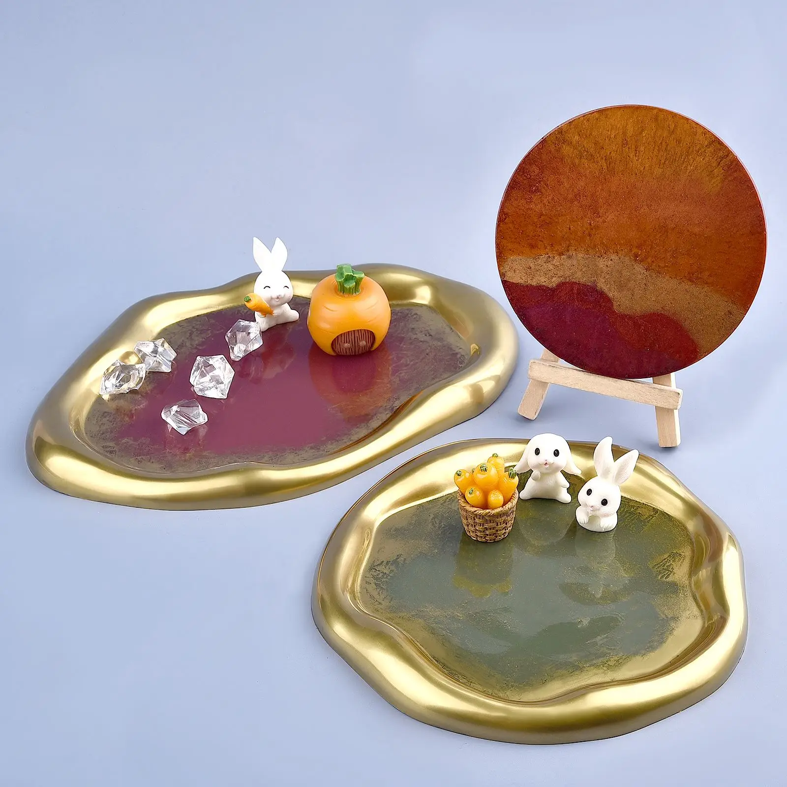 50g/Bottle Metallic Glitter Po - Resin Pigment Set recension och pris