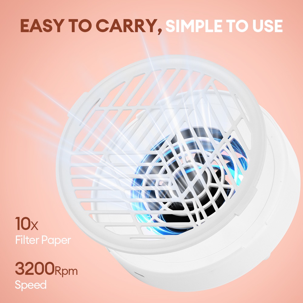 3700RPM Mini Nail Dust Extract - Vacuum Chamber Small recension och pris