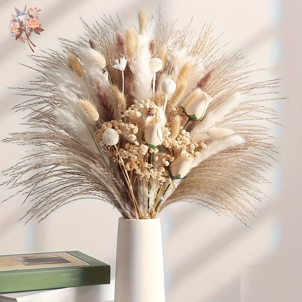 80Pcs Artificial Dried Flowers - Dried Flower Bulk recension och pris