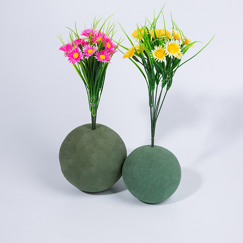 NEW! 1Pc 9/12/15cm Round Green - Dried Flower Bulk recension och pris