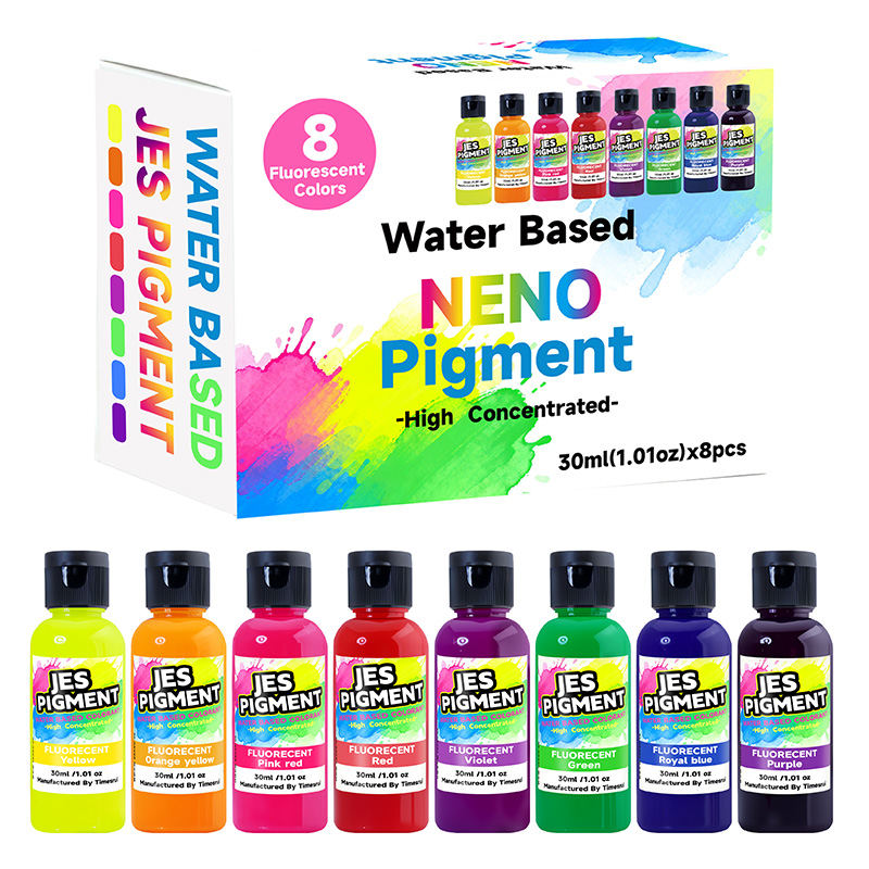 8colors/set fluorescent pigmen - Resin Pigment Set recension och pris