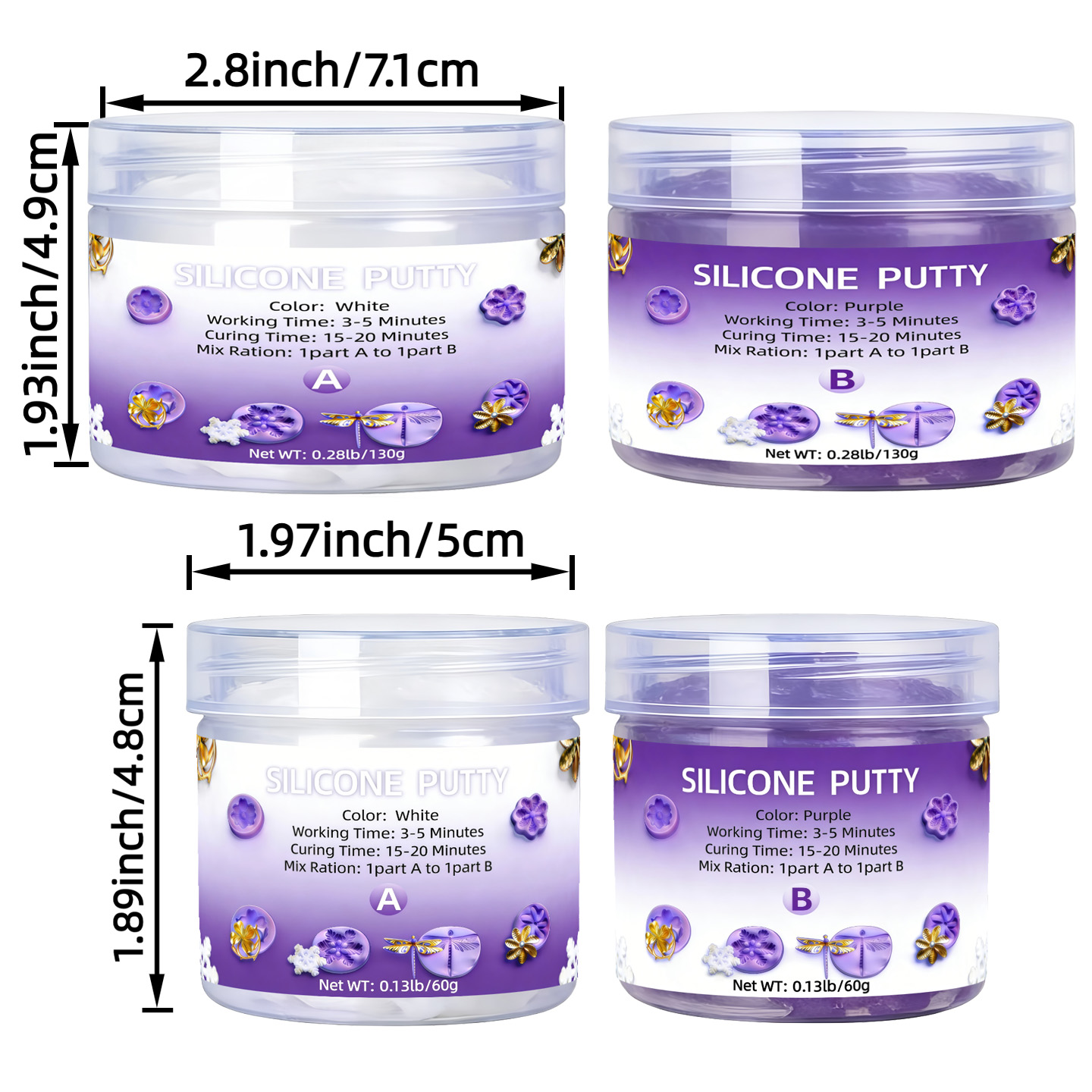Silicone Putty - Flexible Sili - Resin Craft Kit recension och pris