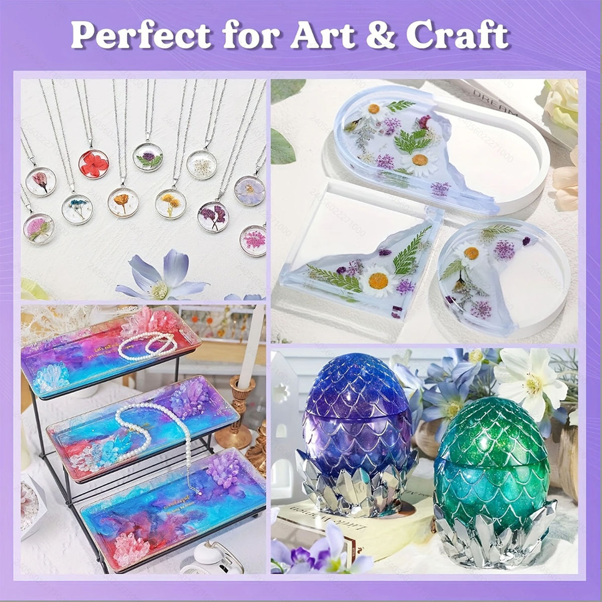 125ml/250ml Crystal Clear Cast - Resin Jewelry Kit recension och pris