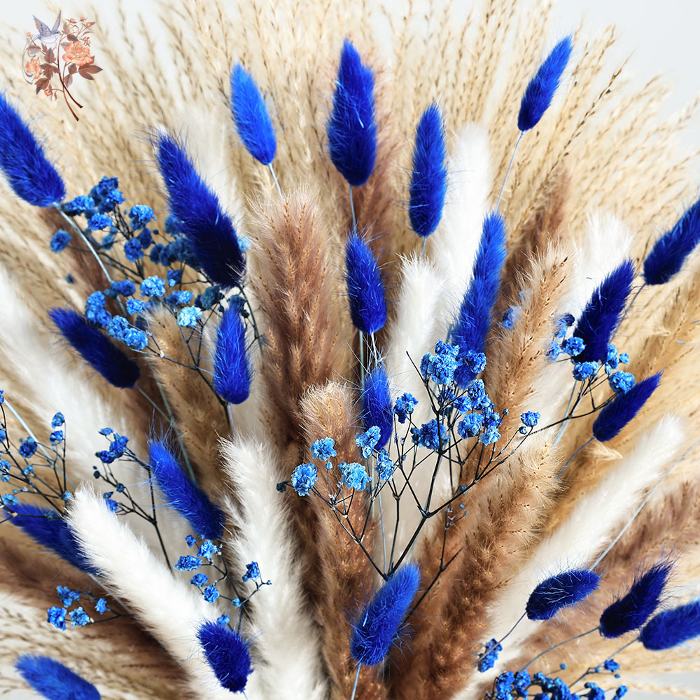 70 Stem Blue Fluffly Rabbit Ta - Dried Flower Bulk recension och pris