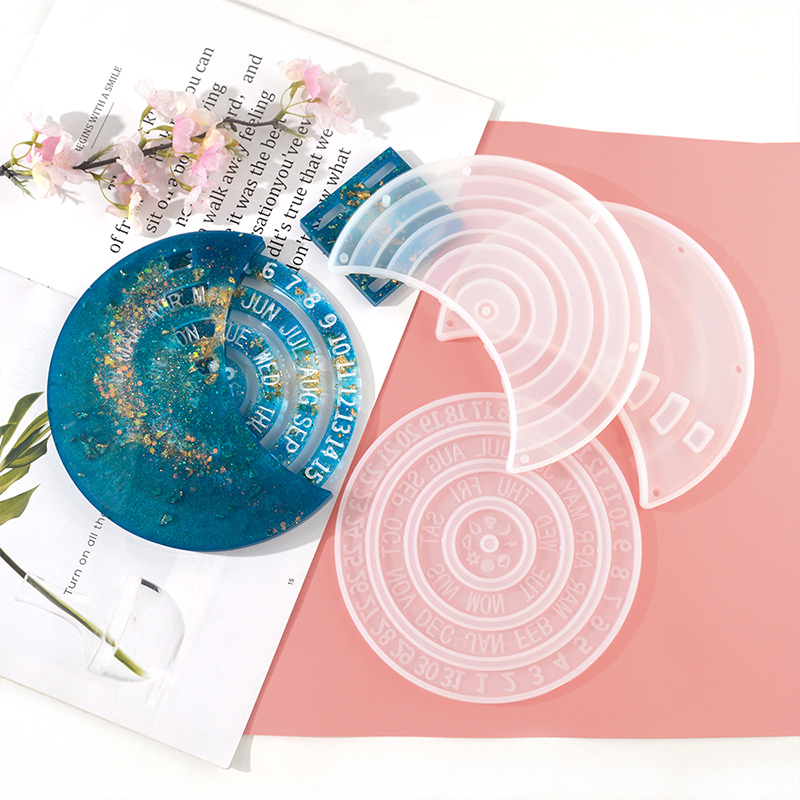 New Style Rotatable Moon Shape - Resin Ocean Wave Mold recension och pris