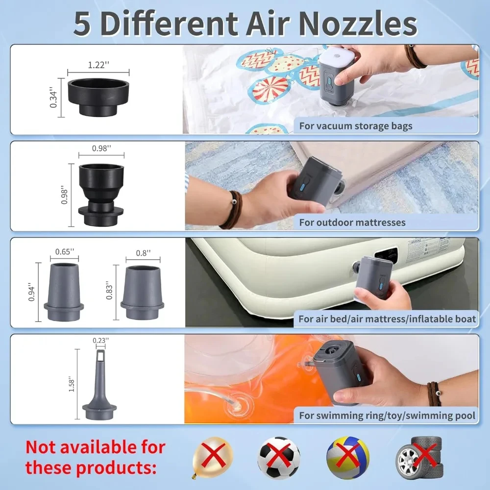 Mini Portable Air Pump with 13 - Vacuum Chamber Small recension och pris