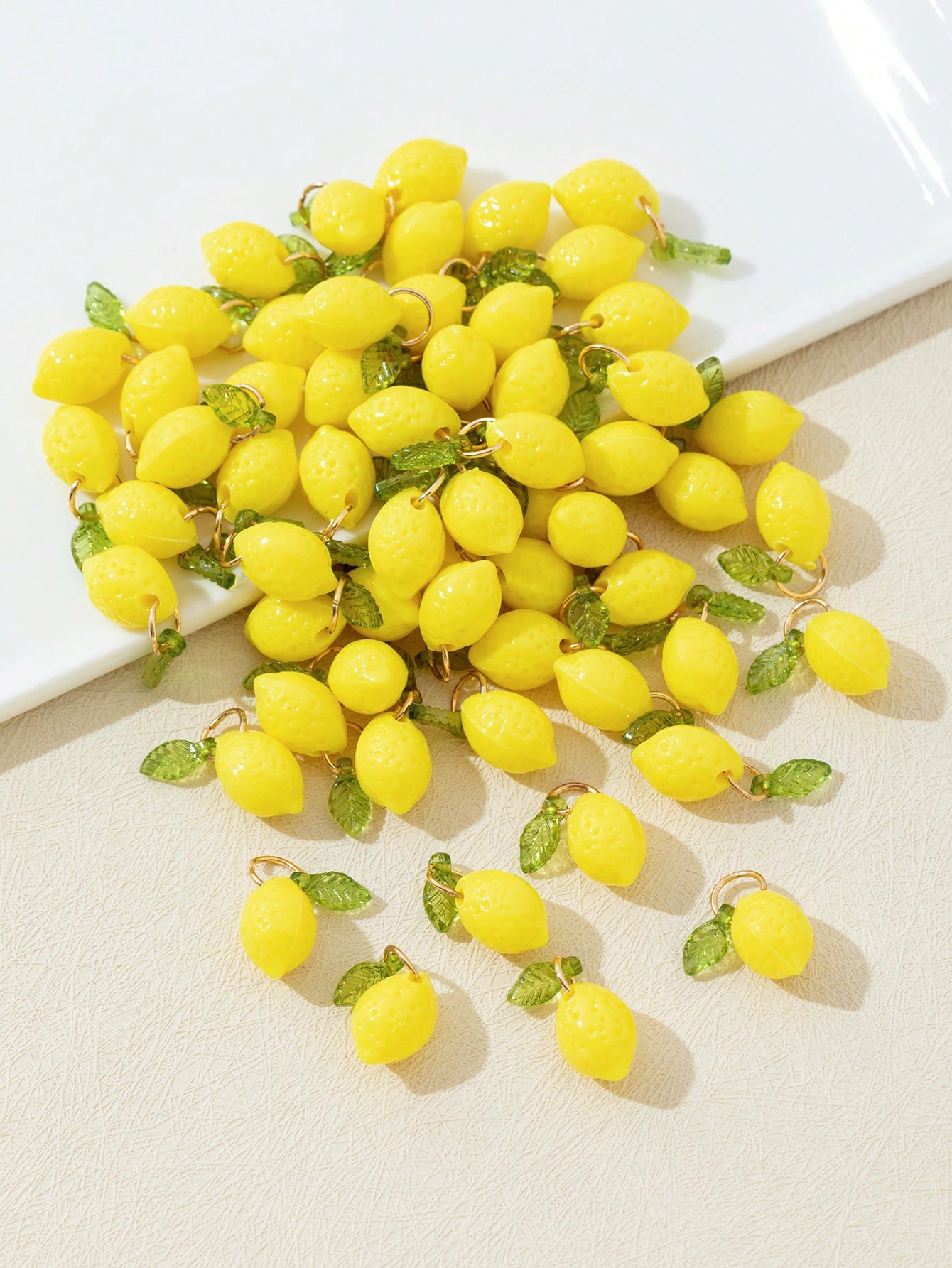 10Pcs 3D Lemon Resin Charms Pe - Resin Craft Supplies recension och pris