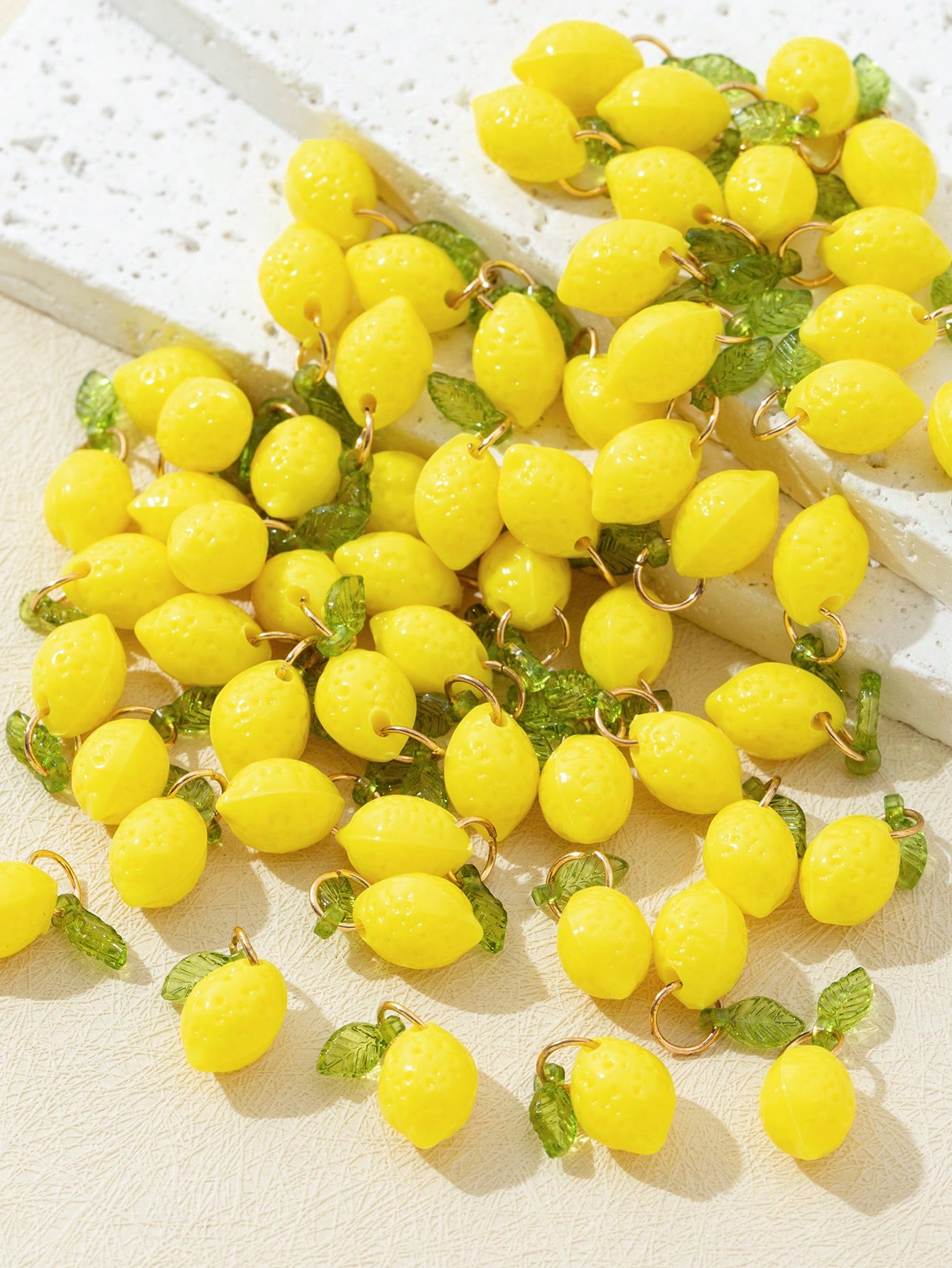 10Pcs 3D Lemon Resin Charms Pe - Resin Craft Supplies recension och pris