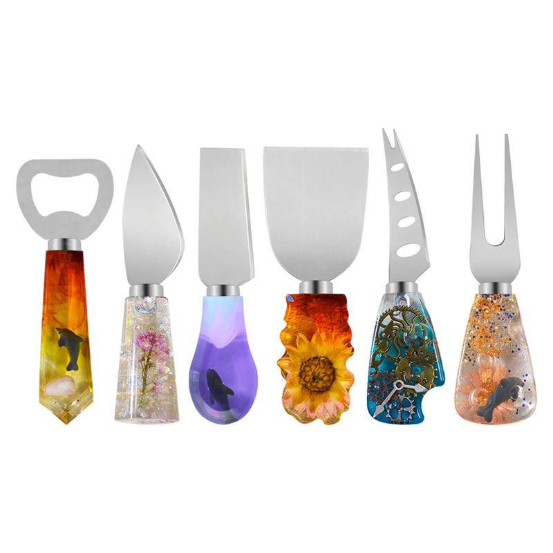 DM379 Knife And Fork Handle Re - Flower Preservation Resin recension och pris