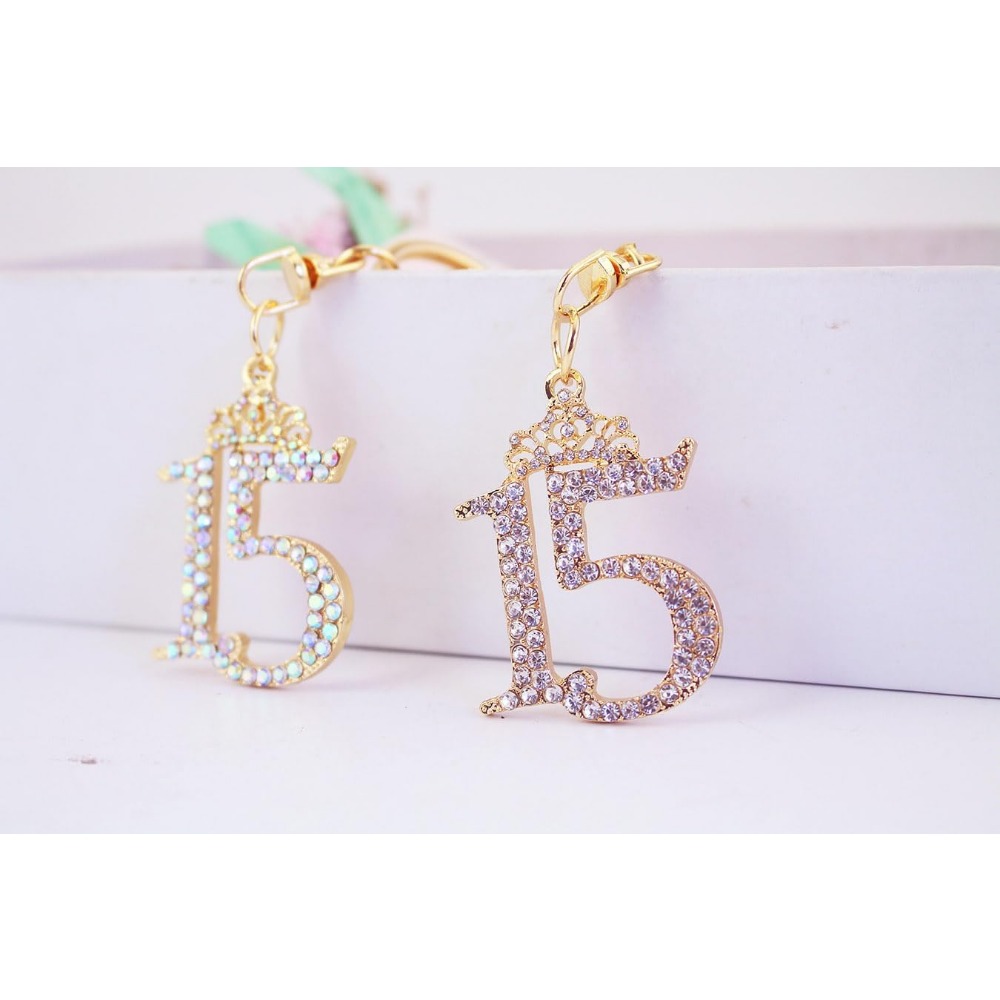 Glittering Number 15 Rhineston - Resin Glitter Pack recension och pris