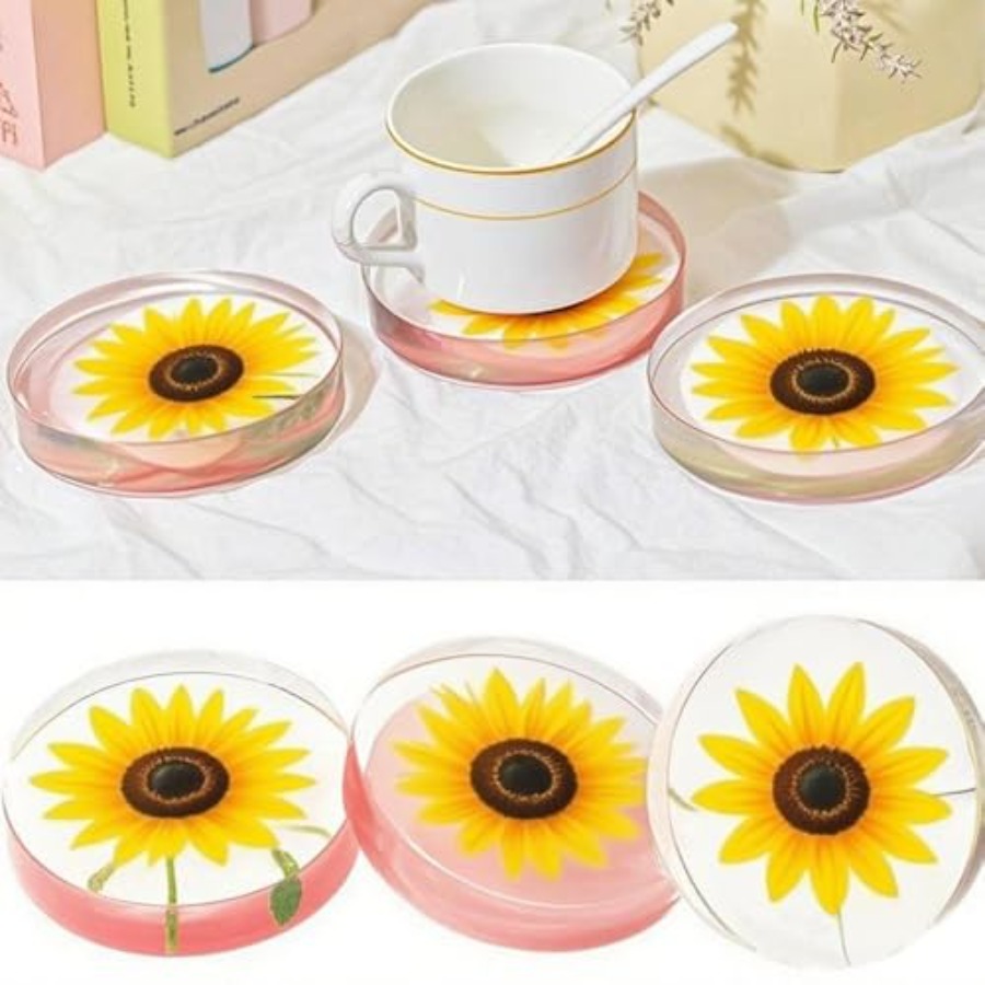 6-Cavity Deep Round Coaster Si - Coaster Mold Round recension och pris