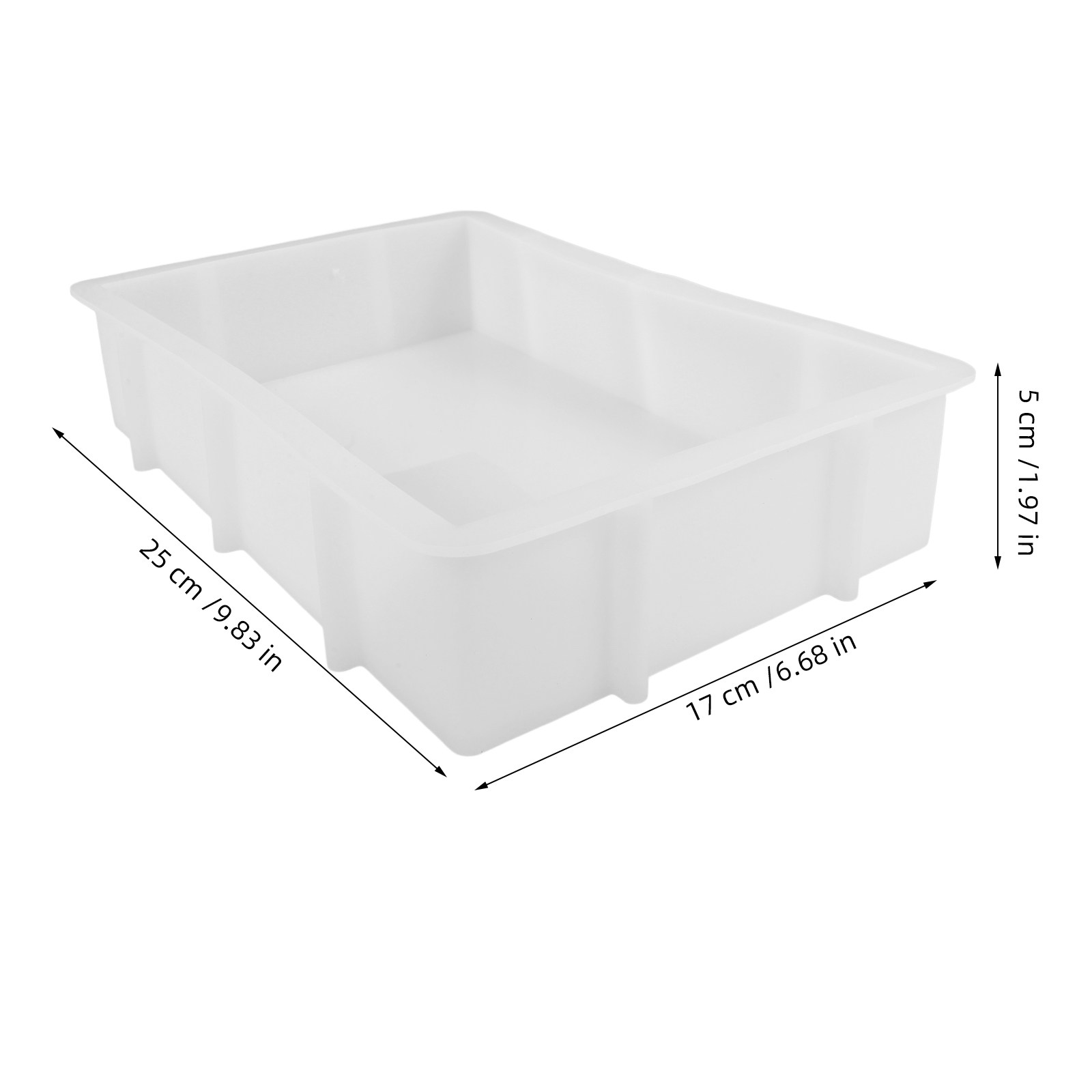 Large Rectangle Resin Silicone - Flower Preservation Resin recension och pris