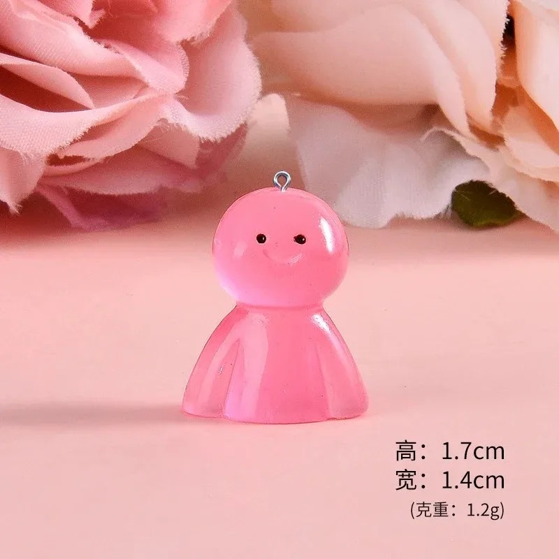 10Pcs Glow In Dark Cartoon Dol - Resin Craft Supplies recension och pris