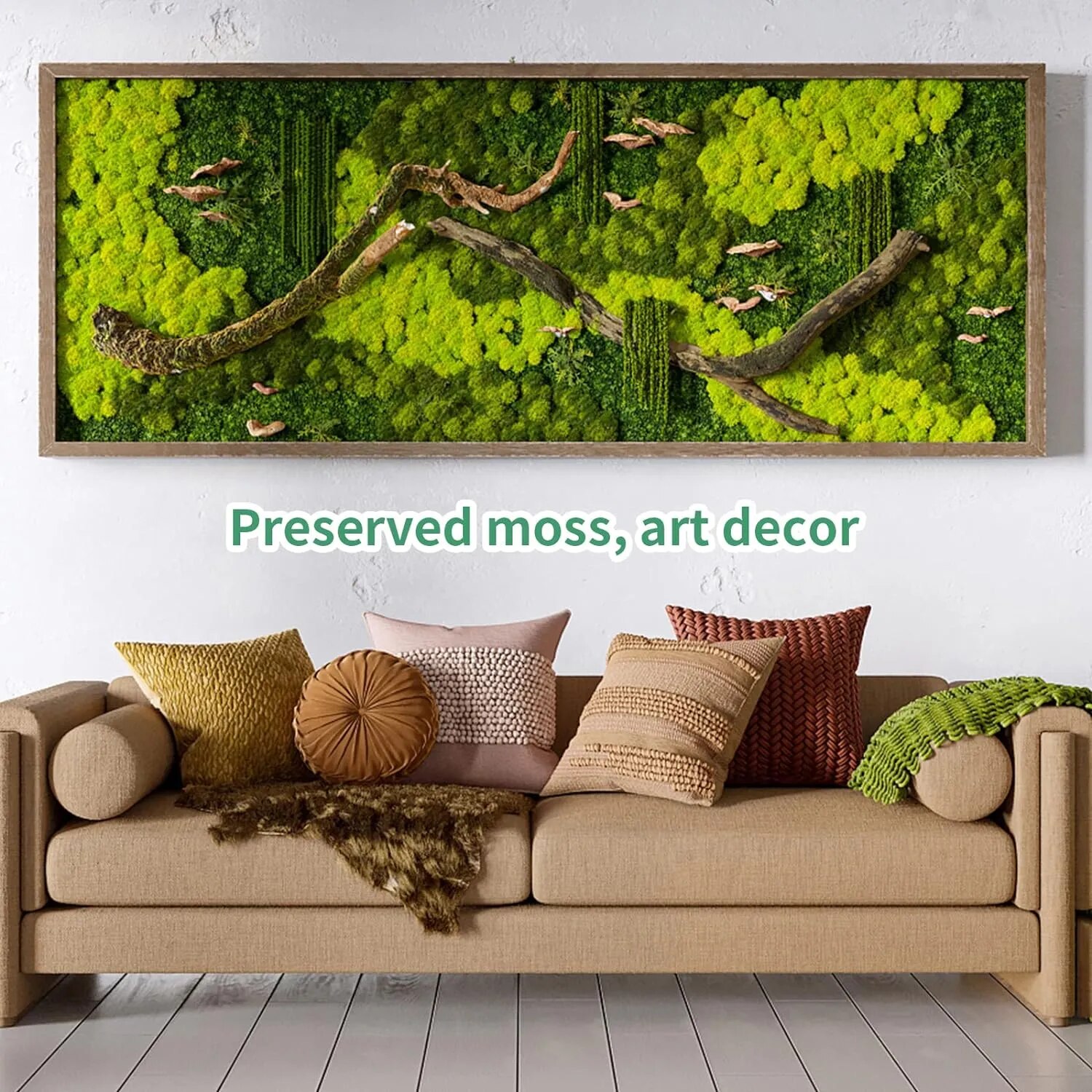 Artificial Green Plants Eterna - Terrarium Moss Art recension och pris