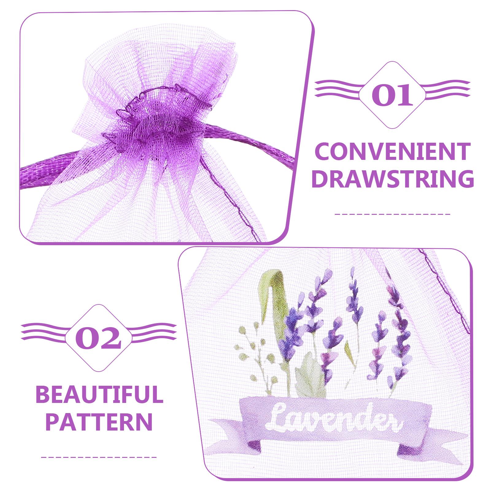 20 Pcs Empty Lavender Sachets  - Dried Flower Bulk recension och pris