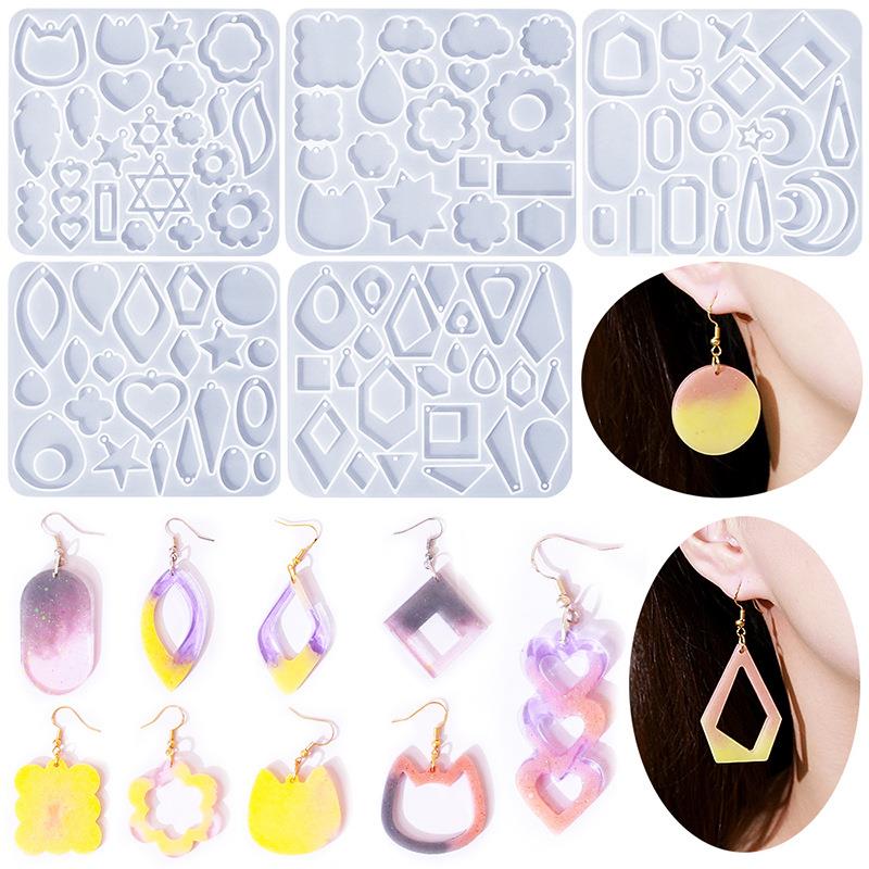 Geometry Earring Pendant Silic - Resin Ocean Wave Mold recension och pris