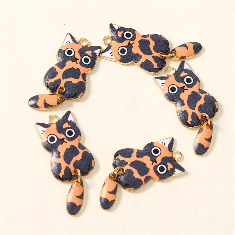 10Pcs 16×39mm Cute Cartoon Cat - Resin Craft Supplies recension och pris