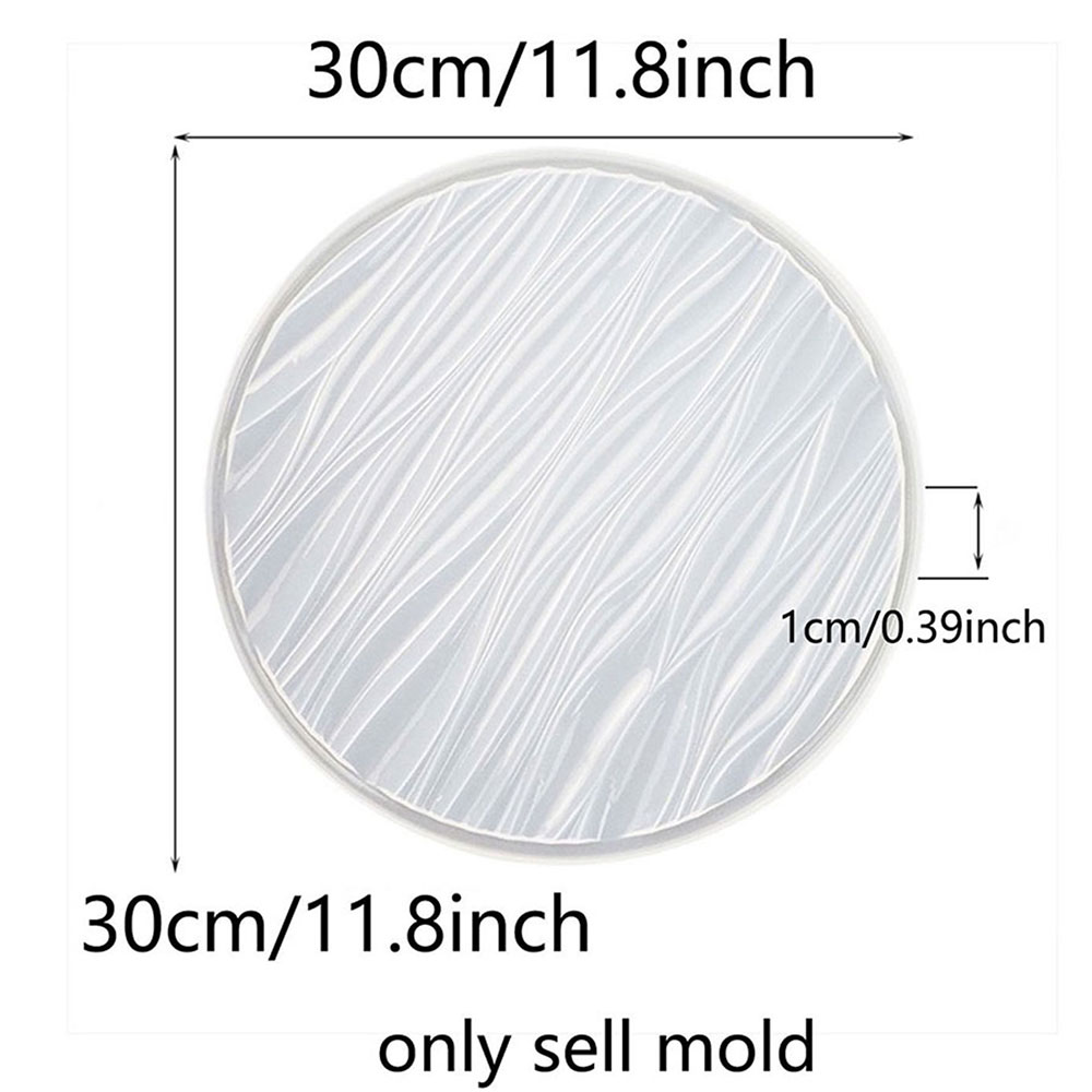 Large Round Tray Silicone Mold - Coaster Mold Round recension och pris