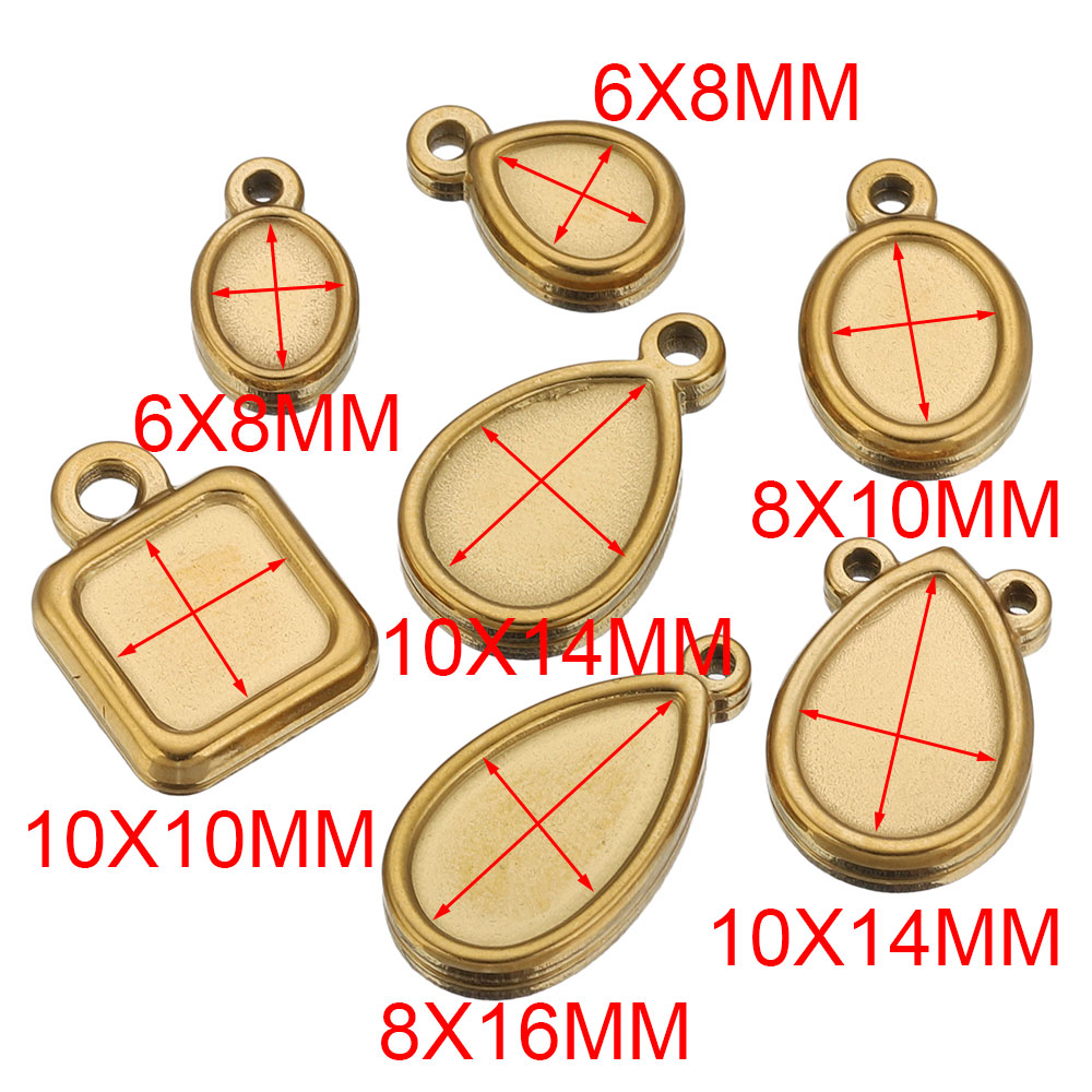 5pcs Stainless Steel Square Dr - Resin Craft Supplies recension och pris