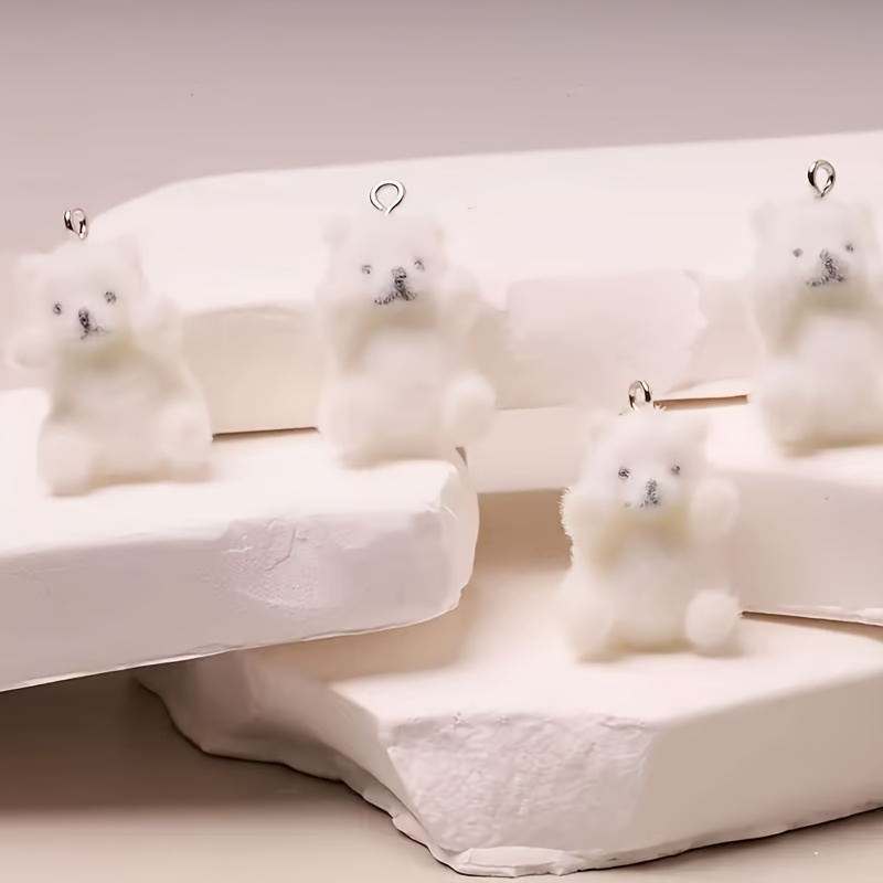 6Pcs Polar Bear Resin Charms C - Resin Craft Supplies recension och pris