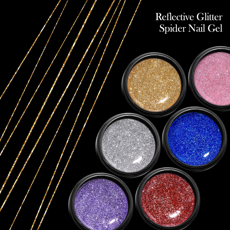 6Pcs/Set Reflective Glitter Sp - Resin Glitter Pack recension och pris