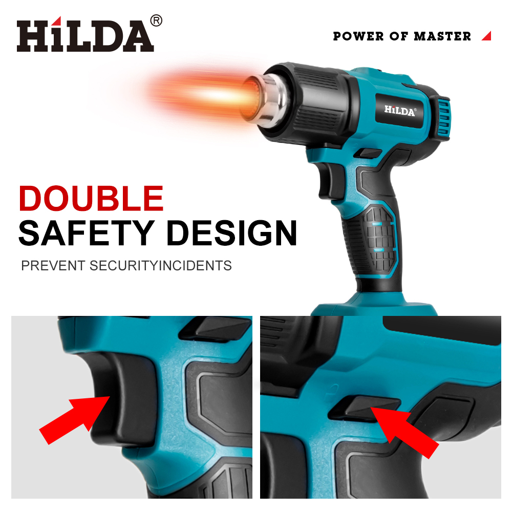 HILDA Handheld Hot Air Gun Adj - Heat Gun Small recension och pris