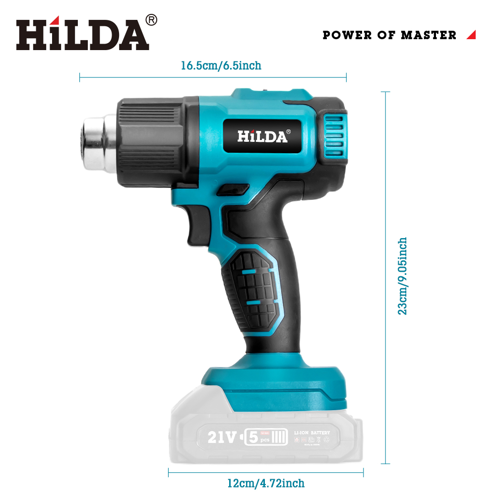 HILDA Handheld Hot Air Gun Adj - Heat Gun Small recension och pris