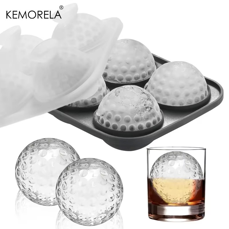 Ice Cube Tray Silicone with Li - Coaster Mold Round recension och pris