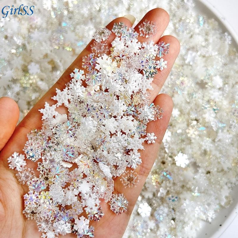 1Set Assorted White Glittering - Resin Glitter Pack recension och pris
