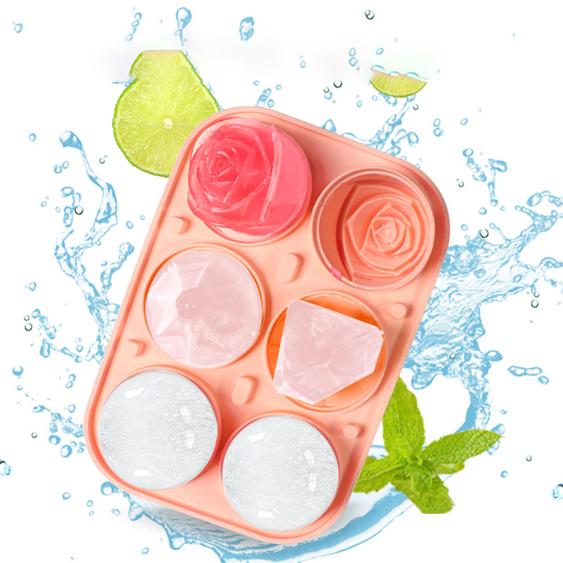 3D Rose Diamond Round Ice Cube - Coaster Mold Round recension och pris