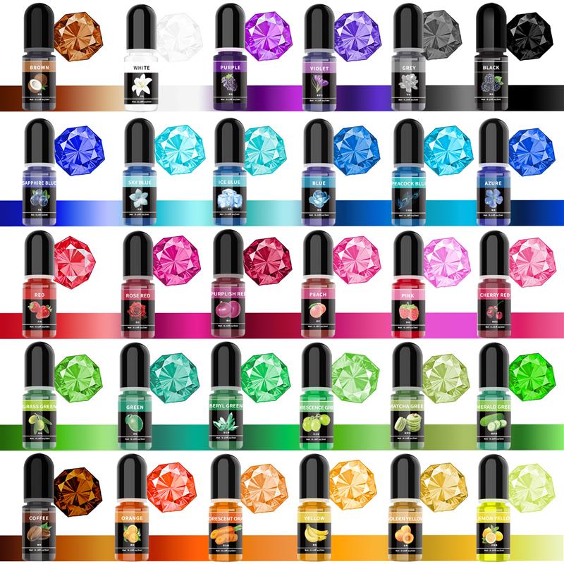 5ml/Bottle Epoxy Resin Pigment - Resin Pigment Set recension och pris