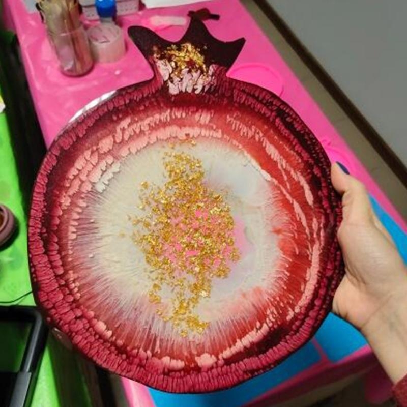 X6HE Pomegranate Geode Agate E - Geode Mold Silicone recension och pris