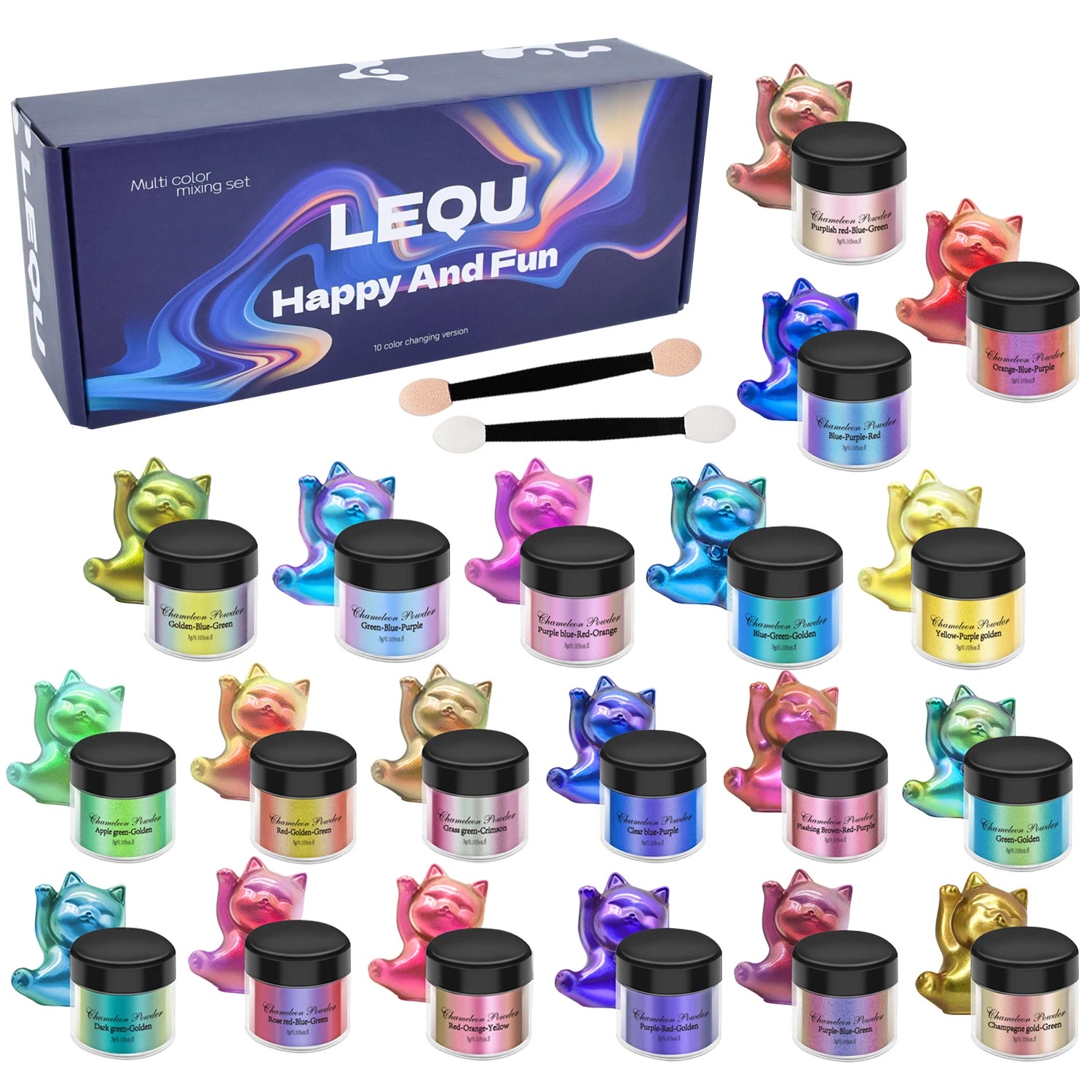 A set of chameleon pink nail c - Resin Pigment Set recension och pris