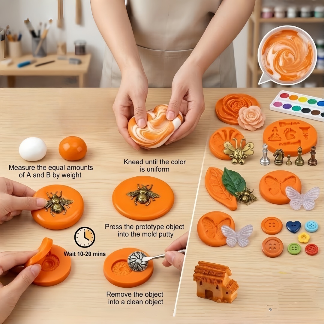 Silicone Putty DIY Crafting Se - Resin Craft Kit recension och pris
