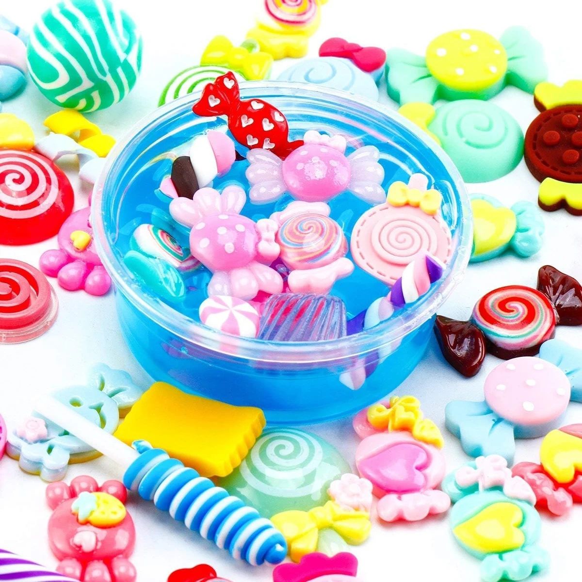 30pcs Random Candy Slime Charm - Resin Jewelry Kit recension och pris