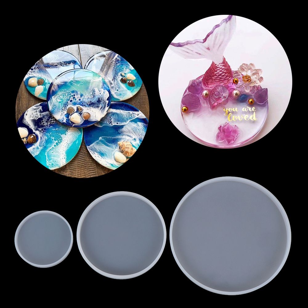 DIY Craft Silicone Fluid Arts  - Coaster Mold Round recension och pris