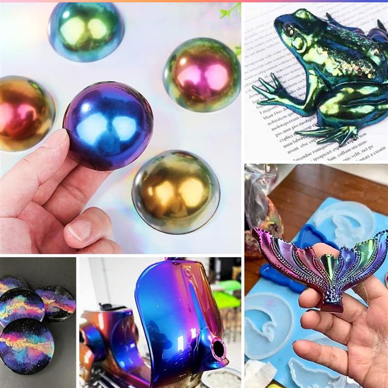 3g Mirror Chameleons Resin Pig - Resin Pigment Set recension och pris