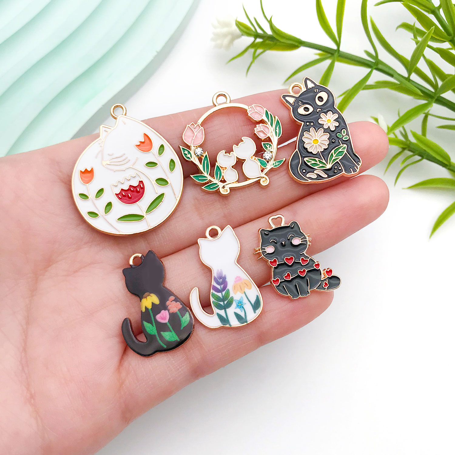 5/10pcs Resin Popular Cat Char - Resin Craft Kit recension och pris