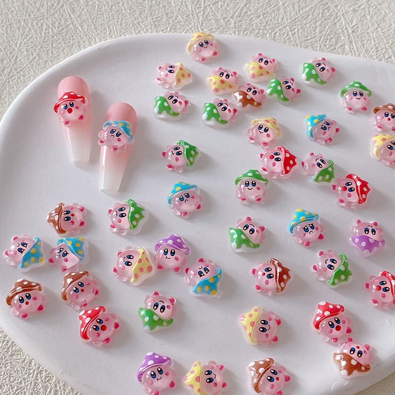 2/10/20pcs Kirby Nail Charms 3 - Crafting Resin recension och pris