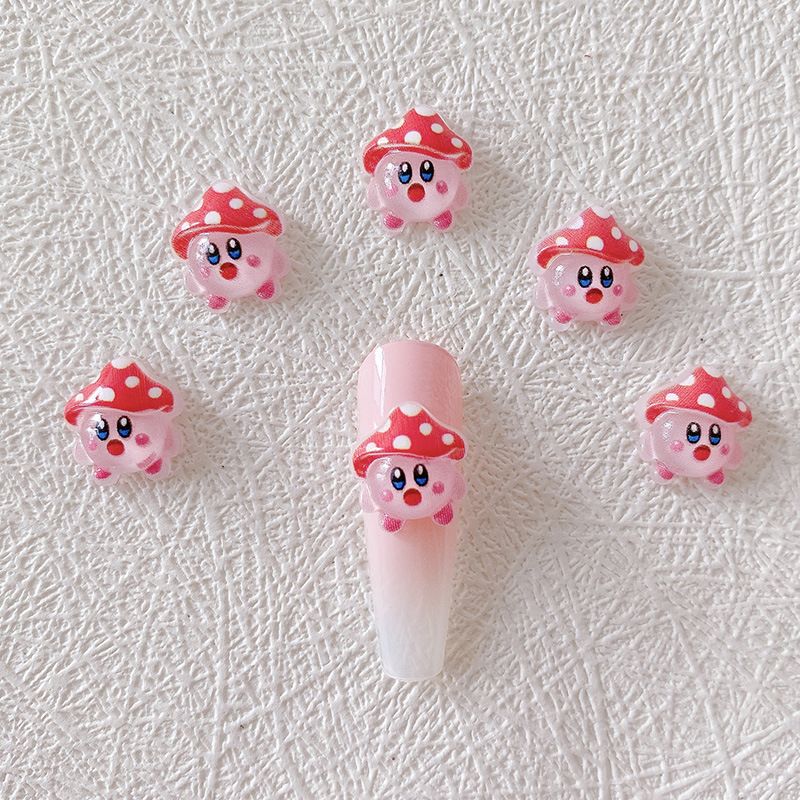 2/10/20pcs Kirby Nail Charms 3 - Crafting Resin recension och pris