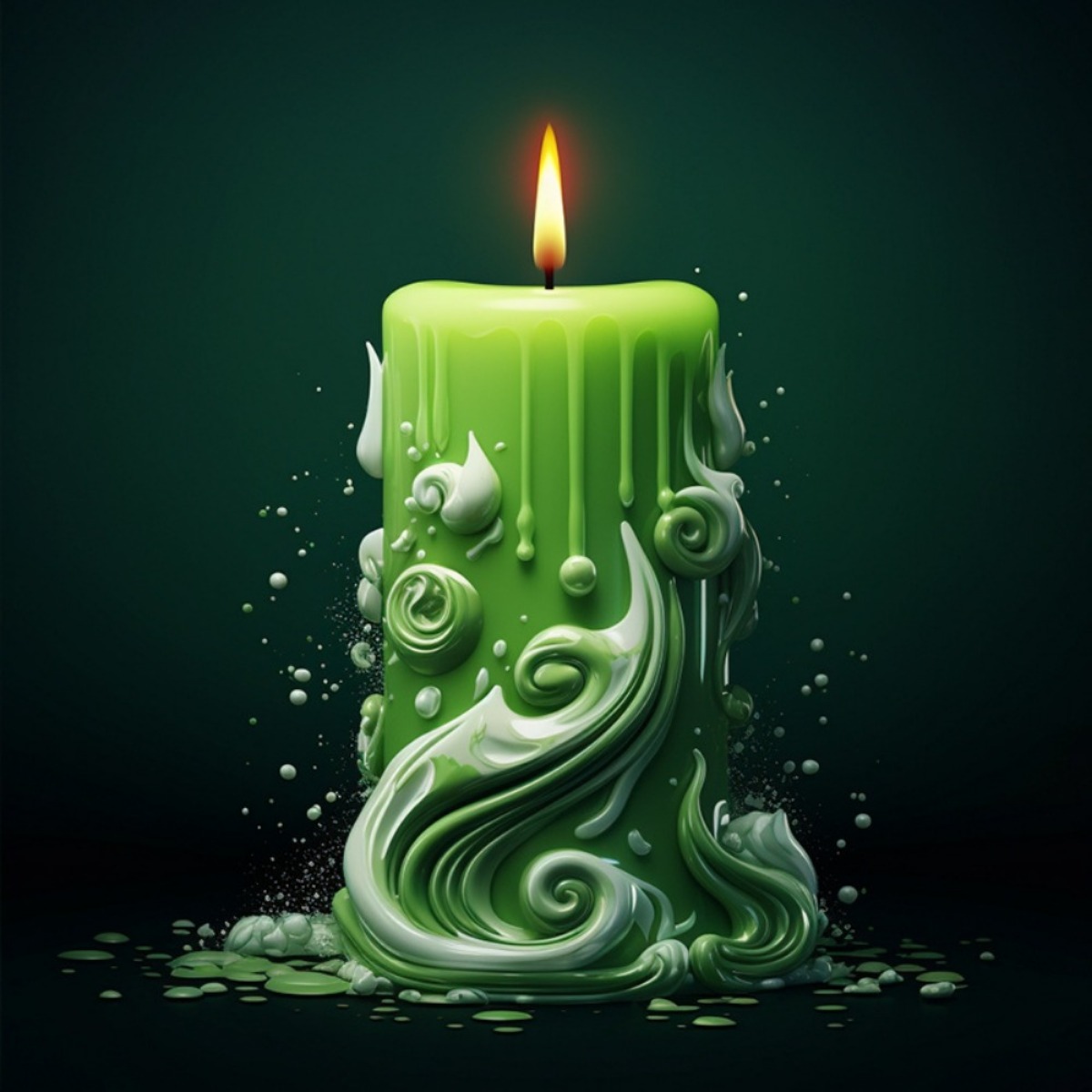 geometry Carved Cylindrical Si - Resin Ocean Wave Mold recension och pris