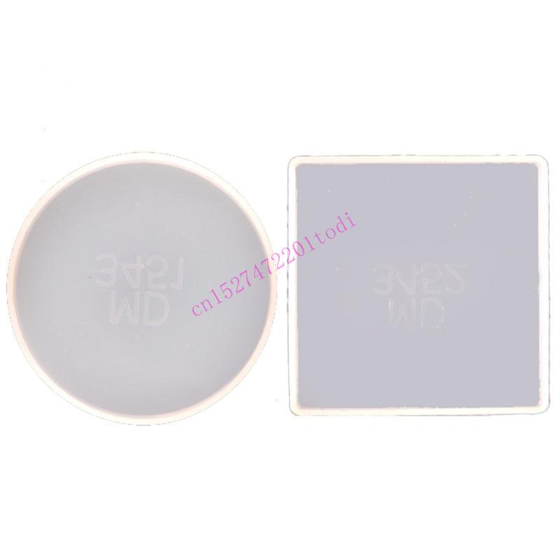 2Pcs Round Square Resin Mold G - Geode Mold Silicone recension och pris