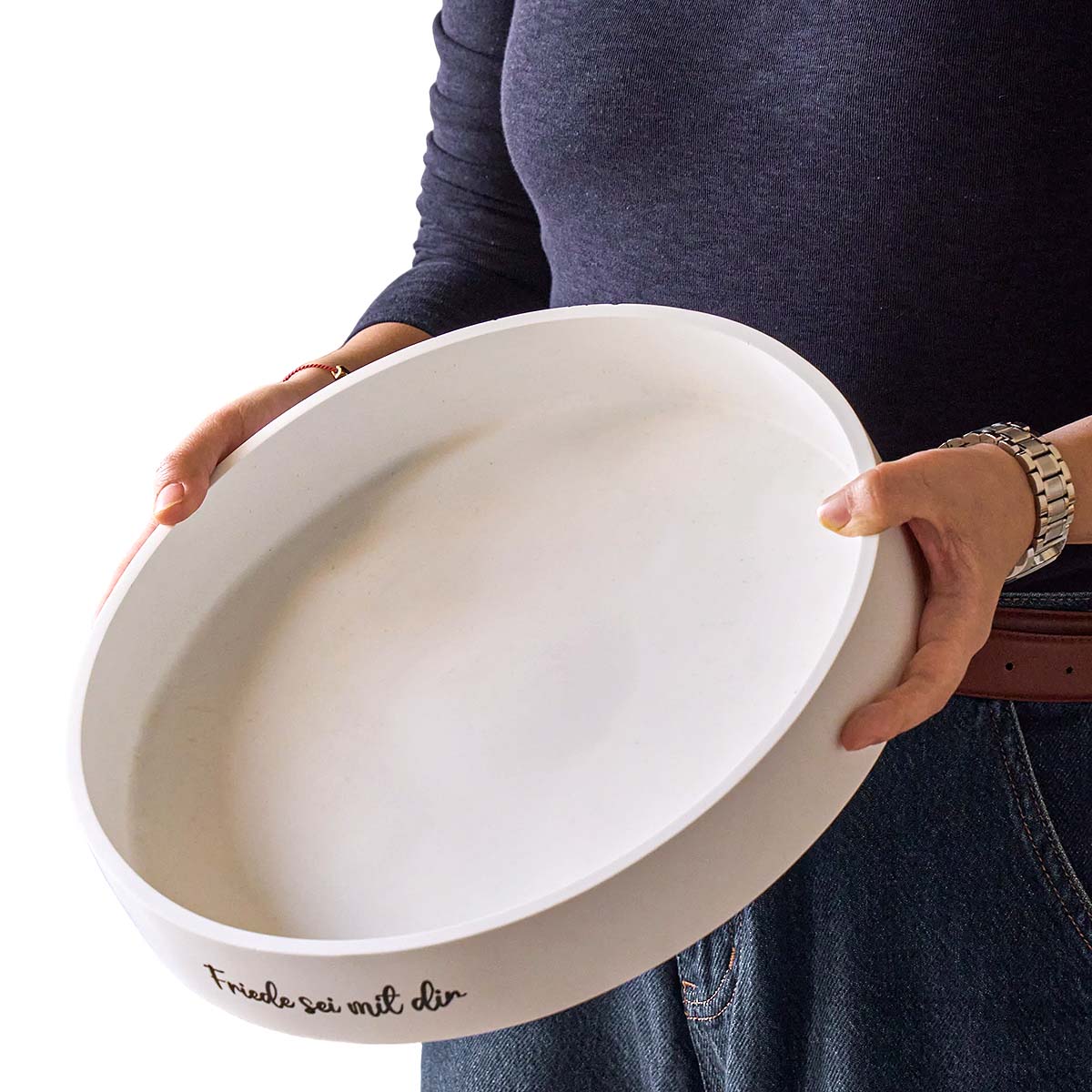 Concrete Round Candle Bowl Ves - Coaster Mold Round recension och pris
