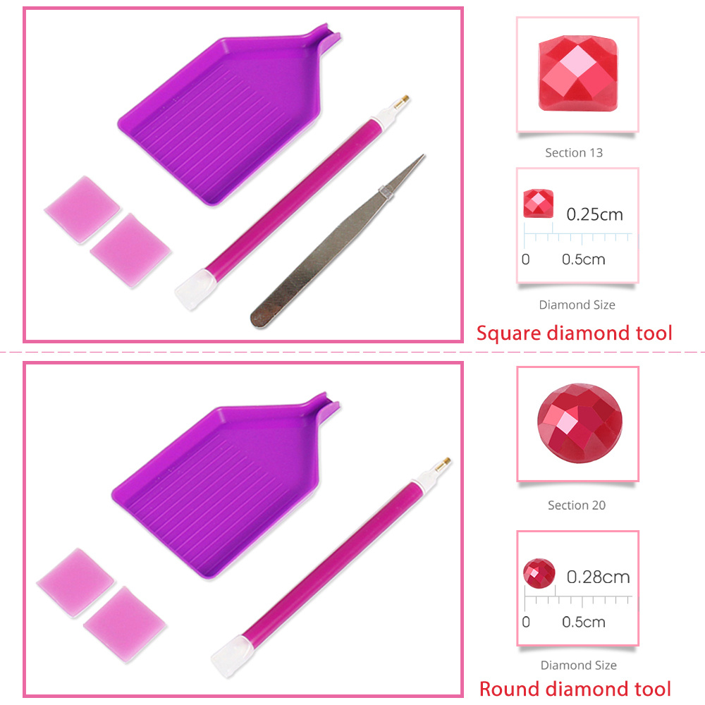 Momoart 5D DIY Diamond Mosaic  - Resin Craft Kit recension och pris