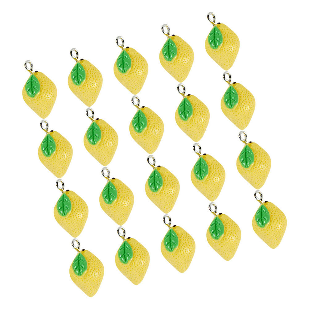 20Pcs Lemon Resin Charms DIY J - Resin Craft Supplies recension och pris