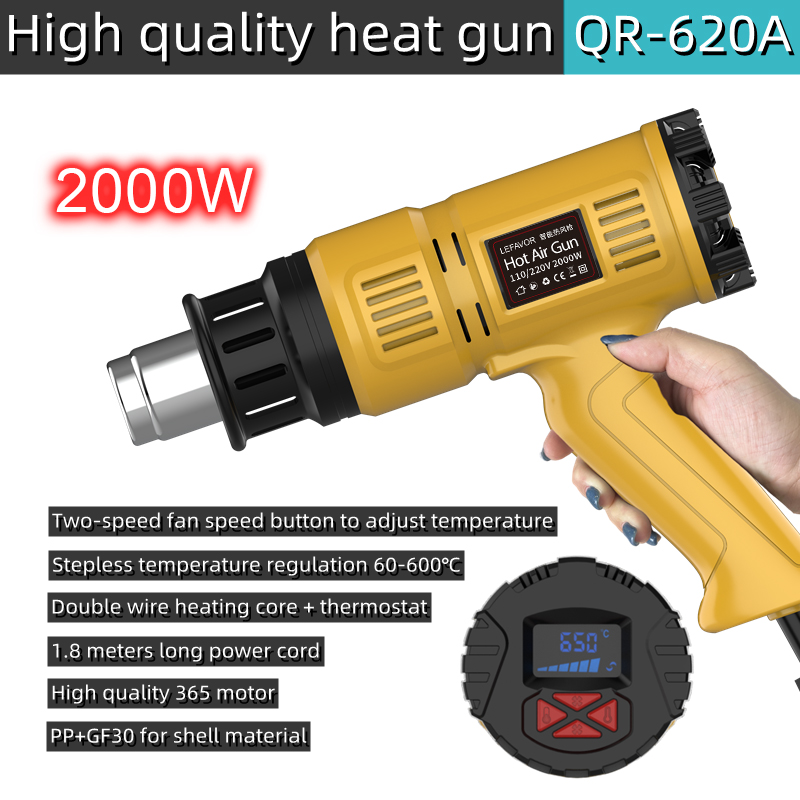 2000W Hot Air Gun Mini Constru - Heat Gun Small recension och pris